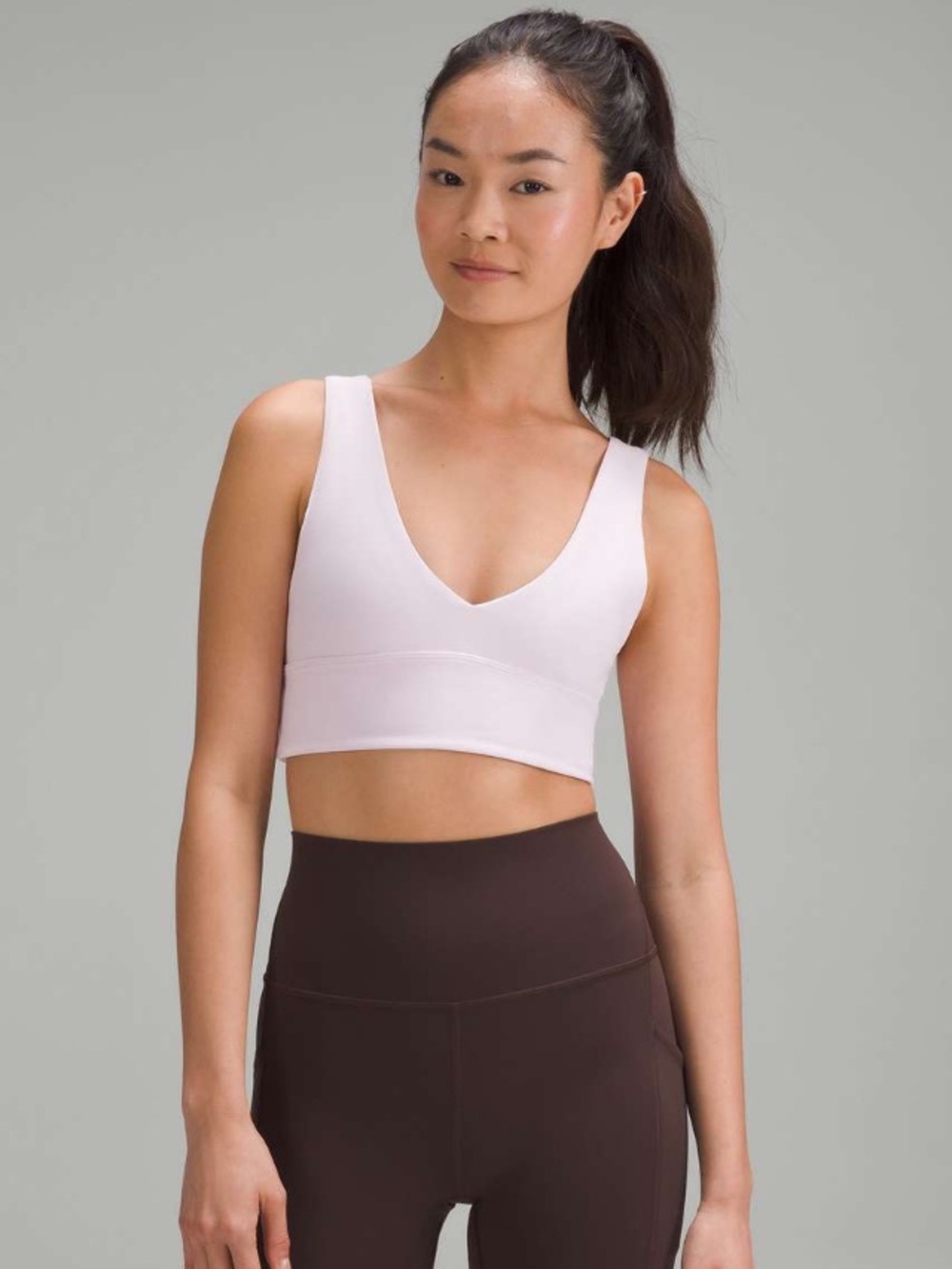 Lululemon🍋align V Neck Bra size 14 Meadowsweet Pink NWT 🥰